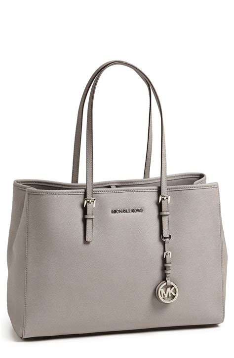 michael kors jet set large grey totes
